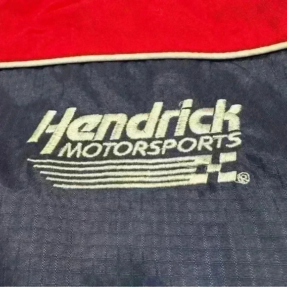 Vintage Chase Authentics Medium Jeff Gordon Nascar Windbreaker Jacket - Picture 8 of 16